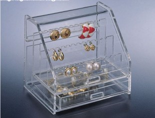 有机玻璃制品-厂家供应亚克力耳环展示盒 珠宝