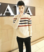 -春装新款2014玲宇羊绒男款针织衫新款<em>毛衣</em>男