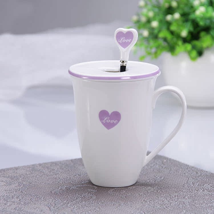 批发采购杯子-DAIL陶瓷 2014新款陶瓷杯 爱心