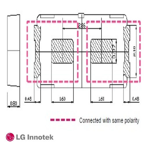 鑫鹏辉光电出品lg 7030 led 大功率1w贴片led灯珠高亮