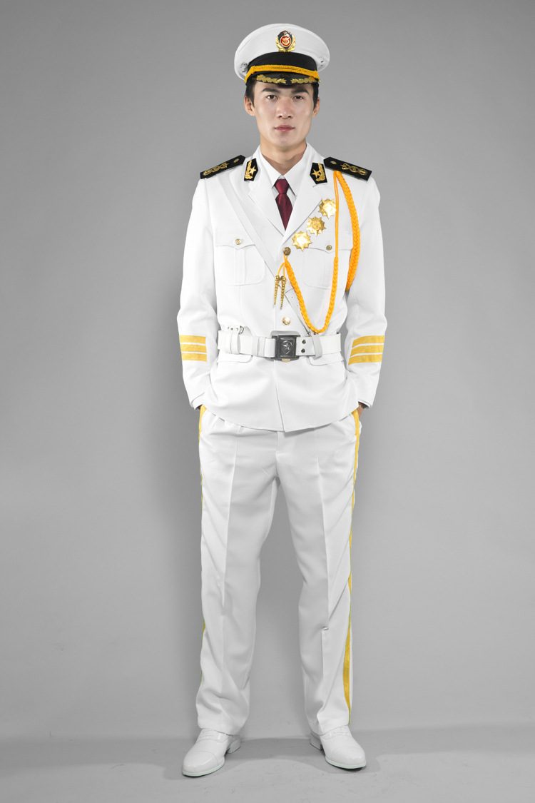 厂家低价供应春秋款宽松版男式升旗国旗班仪仗