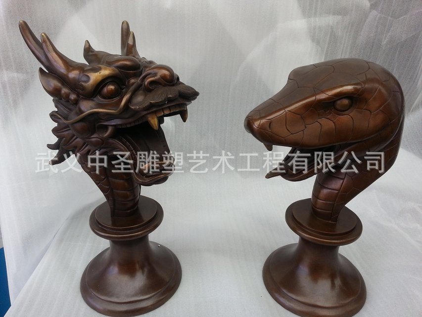 批发采购金属工艺品-纯铜精铸高仿十二生肖头