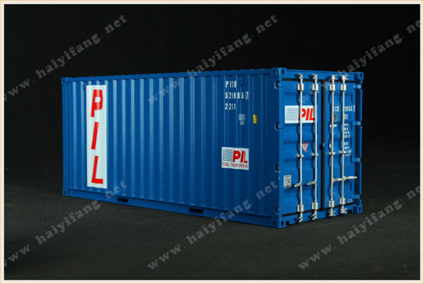 航海模型-集装箱货柜模型 太平船务 PIL 1:20 航