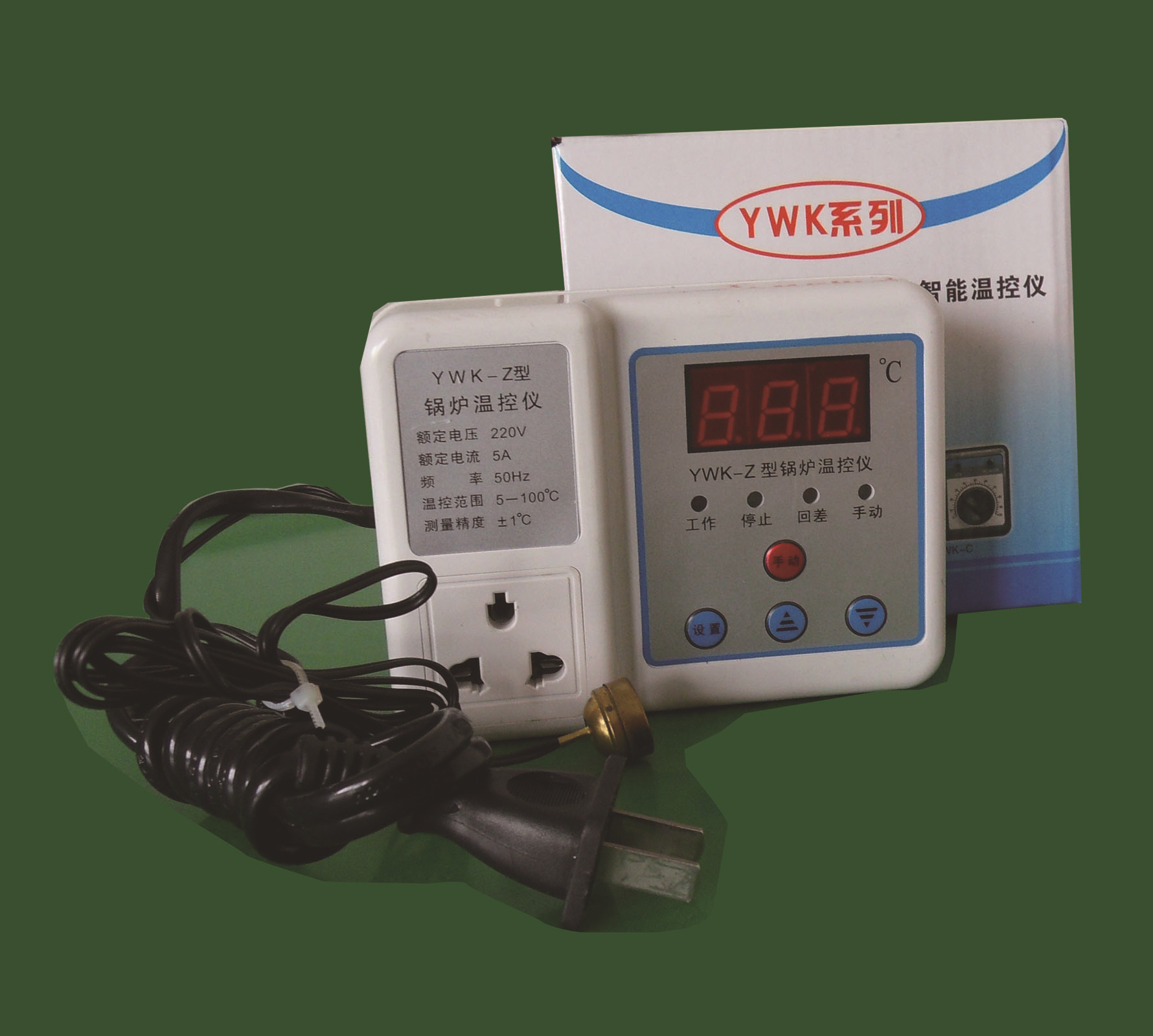锅炉水泵温控仪/地暖温控器/ywk-z温控器