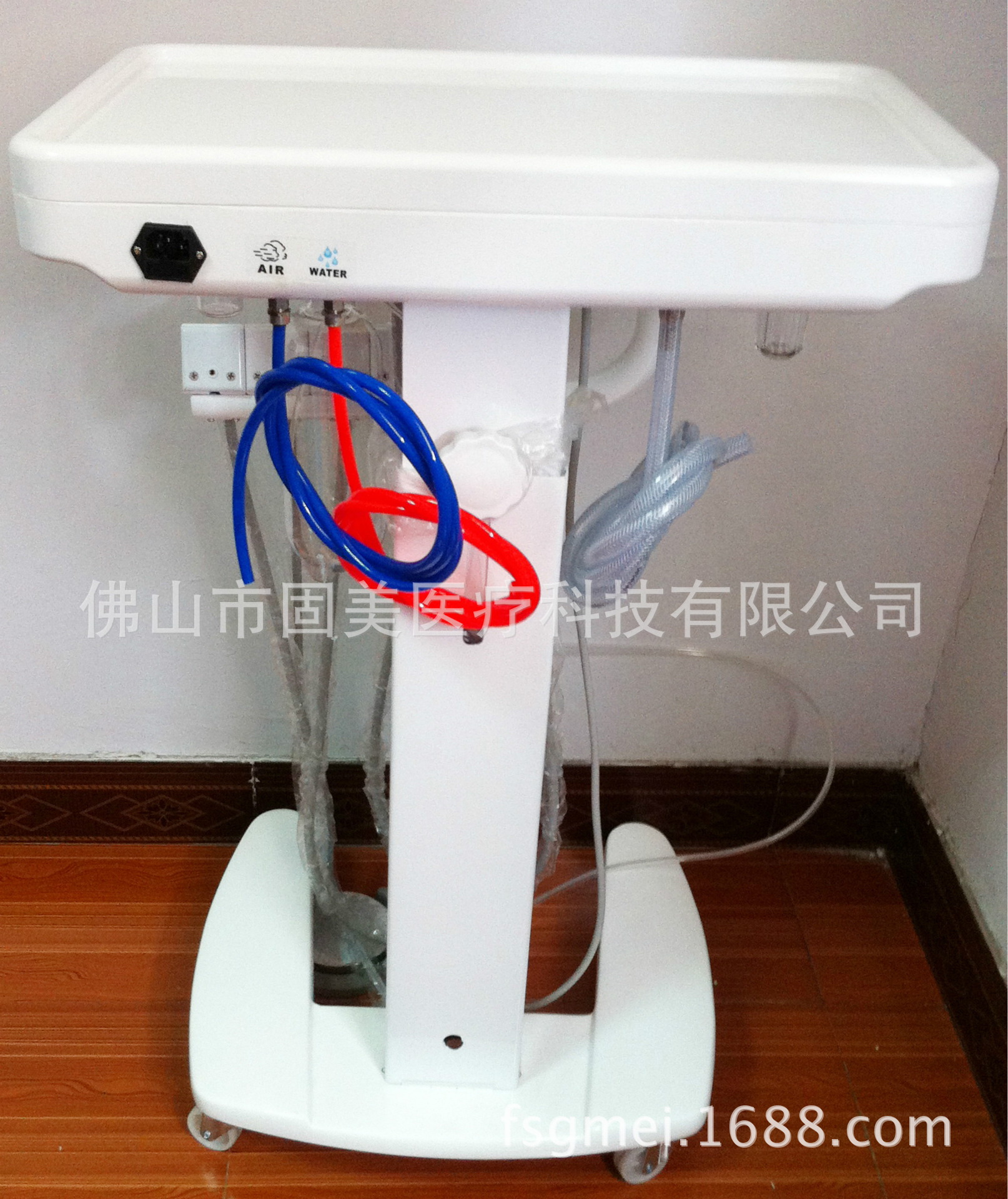 加装N2插拔式洁牙机,移动式治疗机,口腔综合治疗机,小推车涡轮