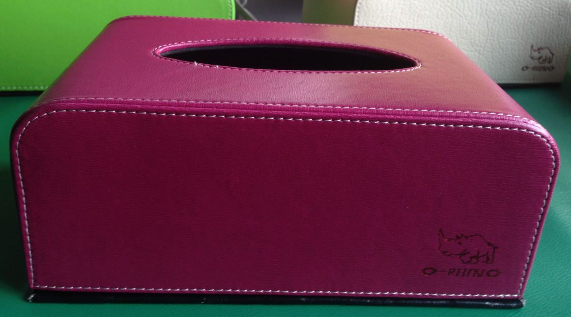 新款纸巾盒红12