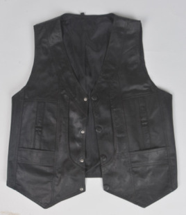 批发采购<em>男式马甲</em>-春秋男士<em>真皮</em>背心进口绵羊