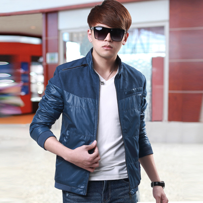 男士<em>外套男装</em>休闲<em>薄夹克</em> 2014春装新款韩版 图