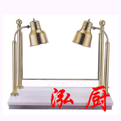 镀金不锈钢两灯保温切割台