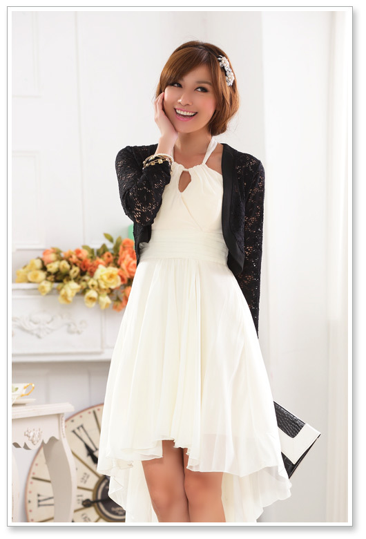the fat Extra large Women's wear Plus Size Fattening Hollow flower Lace loose coat full dress Shawl Cardigan Little coat 9620