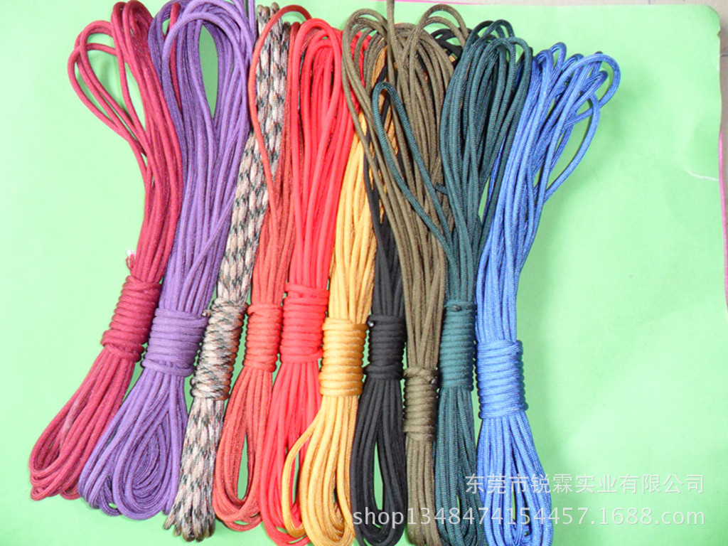 带、绳、线-户外必备伞绳、手链编织用伞绳,应