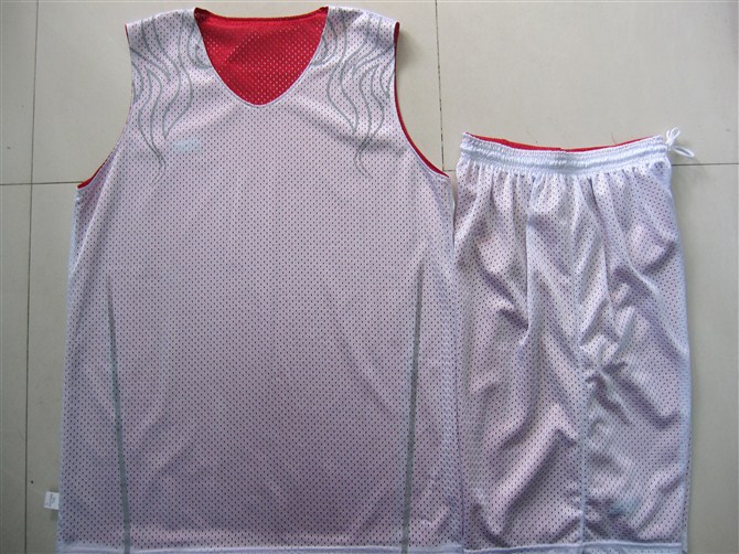 厂家批发双面篮球服 训练服 篮球球衣 空白队服