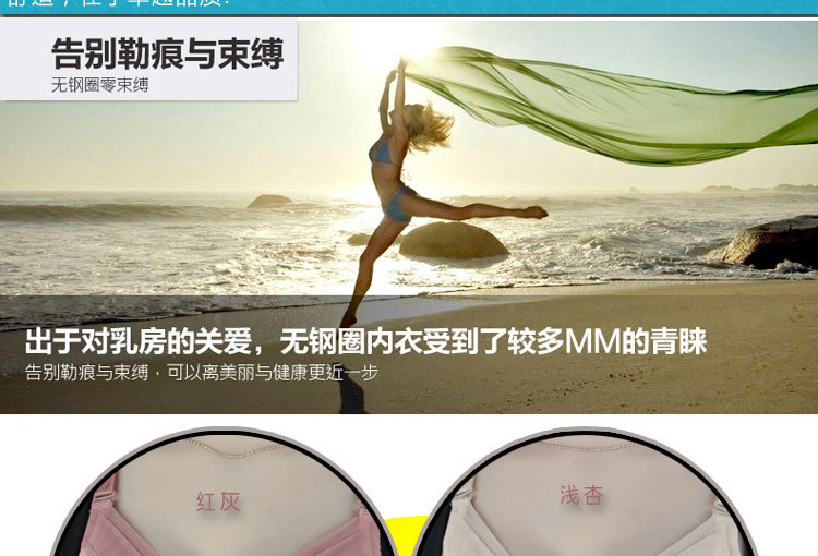 <em>文胸</em>-<em>奴芝无钢圈文胸</em>聚拢调整型 蕾丝深V性感