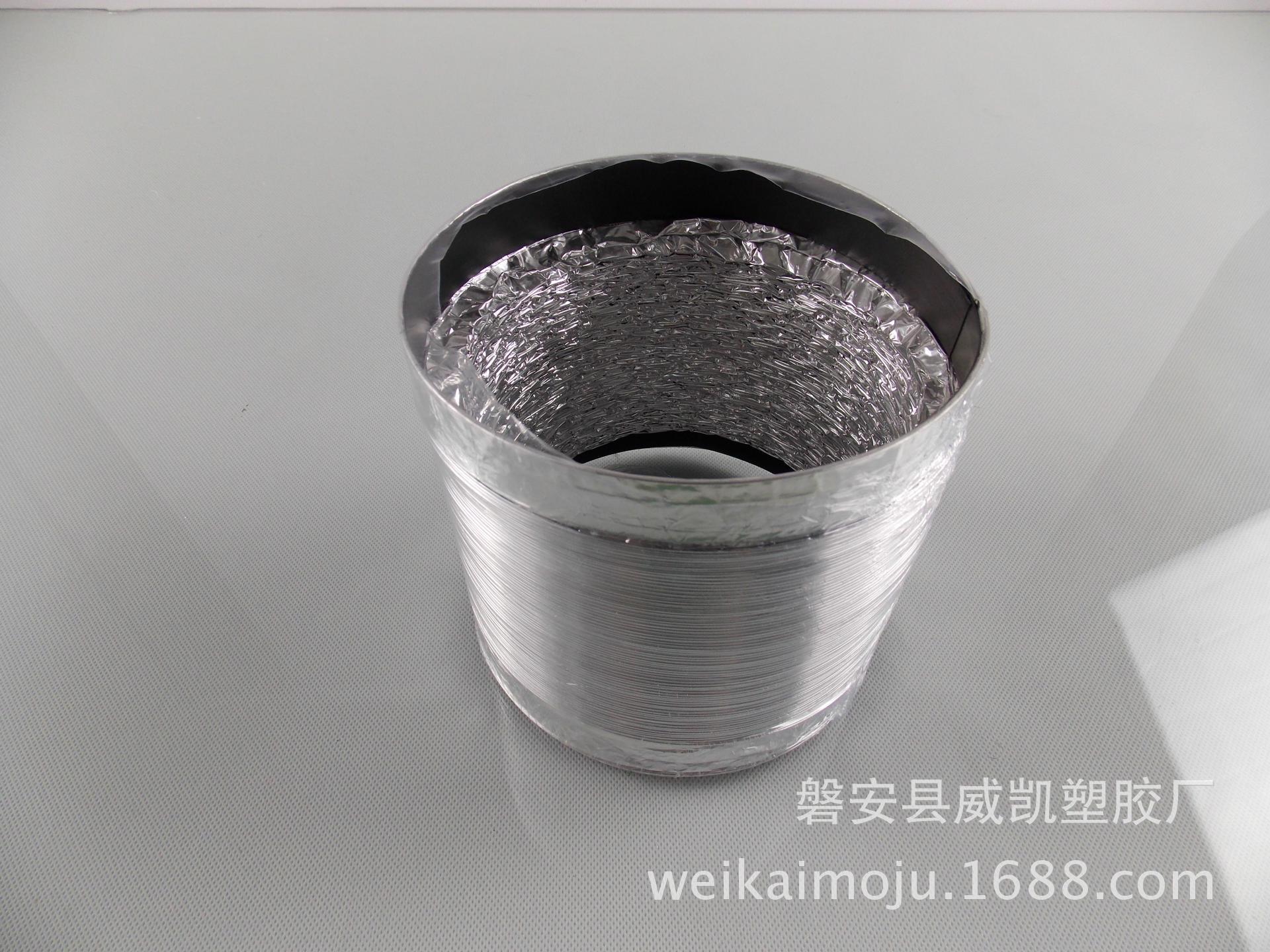 【铝箔烟管 抽油烟机铝箔烟管 铝箔通风管 铝箔管】价格,厂家,图片,风管,磐安县威凯塑胶厂-马可波罗网