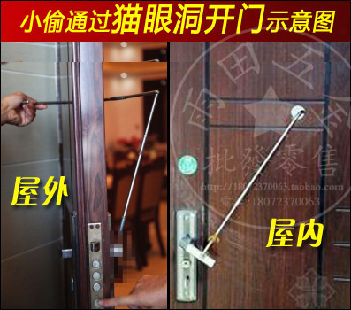 羊眼-防盗门 猫眼保护器 防护器 猫眼洞保护 门