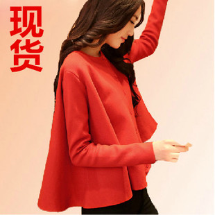 批发采购女式毛衣-2014<em>秋款</em>韩版<em>针织</em>衫<em>短</em>外套