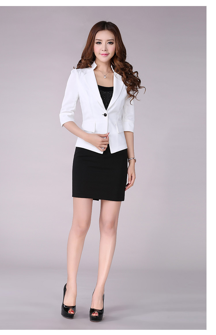 批发采购小西装-2014<em>夏季女职业装</em>修身一粒扣