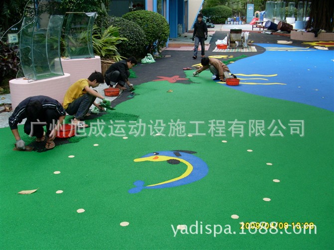 EPDM橡胶颗粒地面5