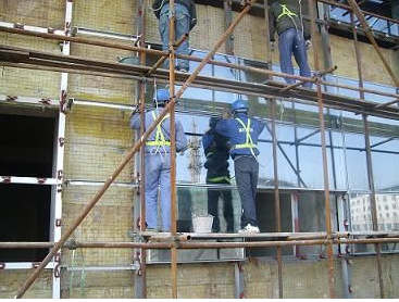 温、隔热材料-兴塔生产外墙保温岩棉板施工材