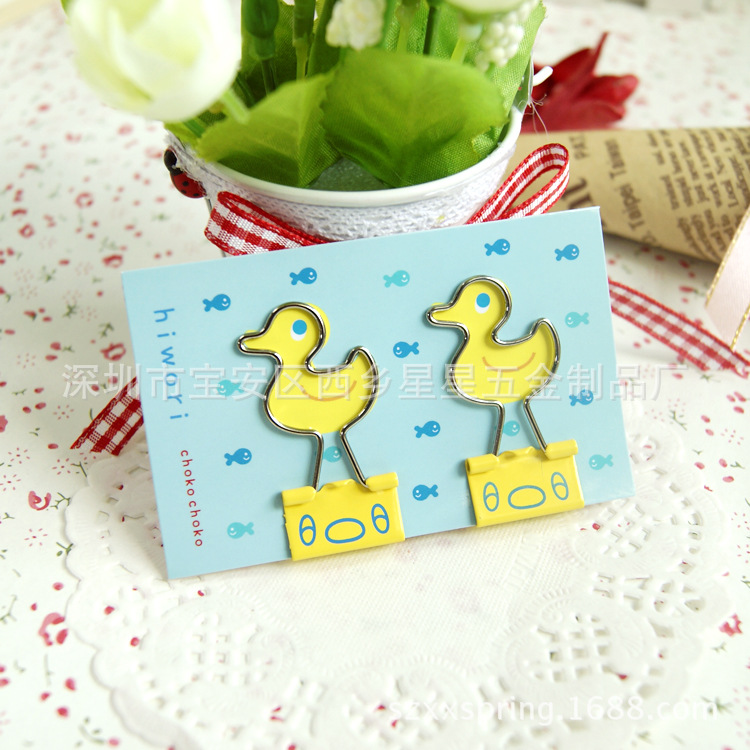 夹子-畅销日韩流行促销文件夹 卡通动物票夹 趣