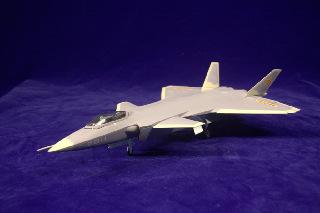 航空模型-高仿真最新版歼20隐形战机模型 收藏