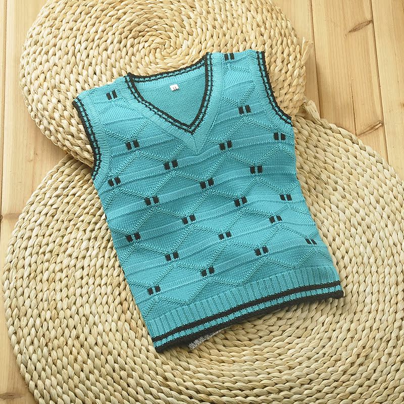 10元童装 秋季新款条纹<em>男童针织马甲背心</em> 多款