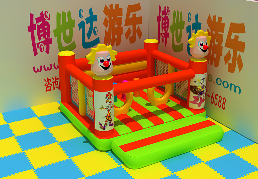 小丑充气城堡