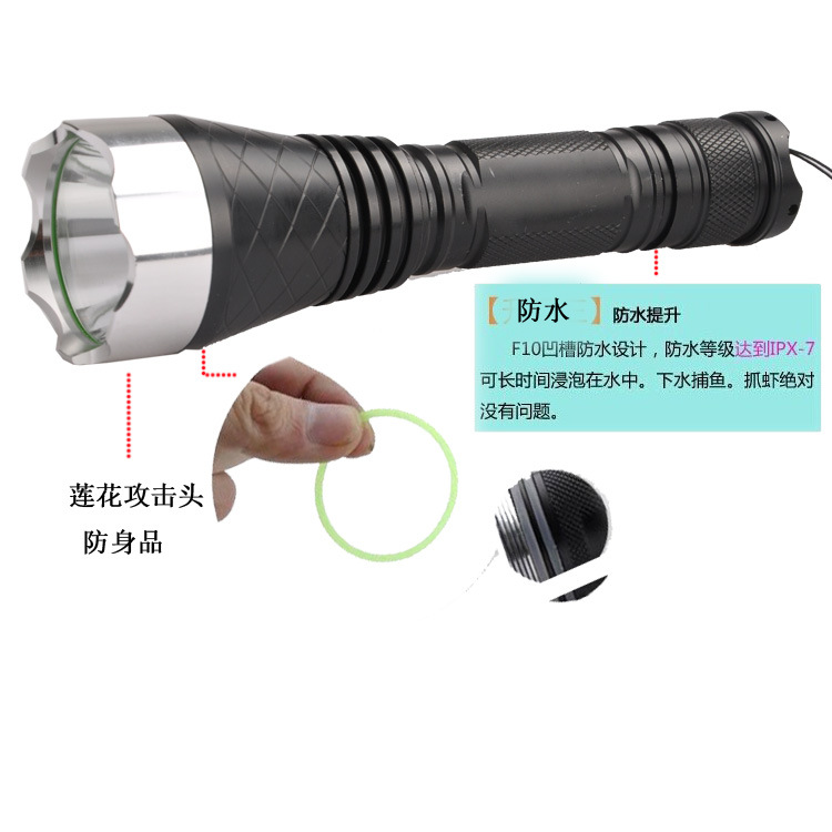 战术手电筒 cree q5 战术手电筒 aa 战术