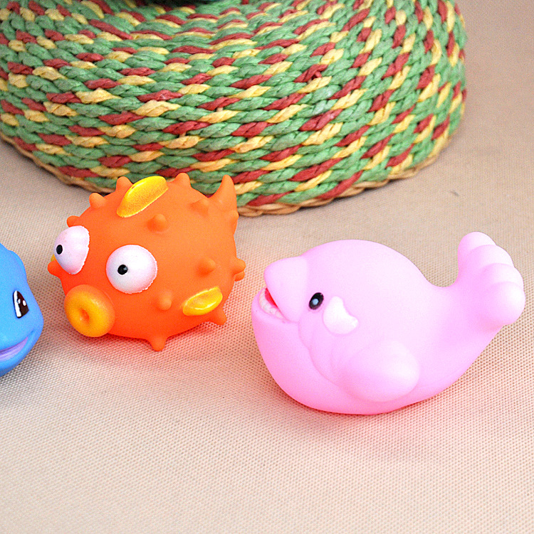 新凱利 環保 海洋動物套裝軟膠玩具-3