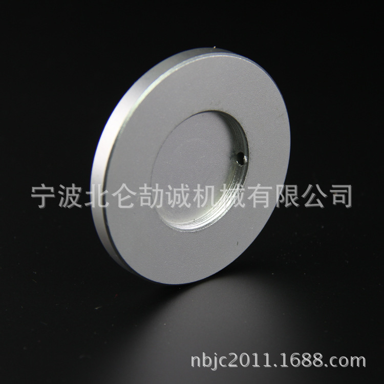 厂家批发精密五金铝制品小垫片表面喷砂氧化精加工厨房小车配件