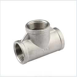 三通-不锈钢丝扣三通 内丝90度三通 304三通 不