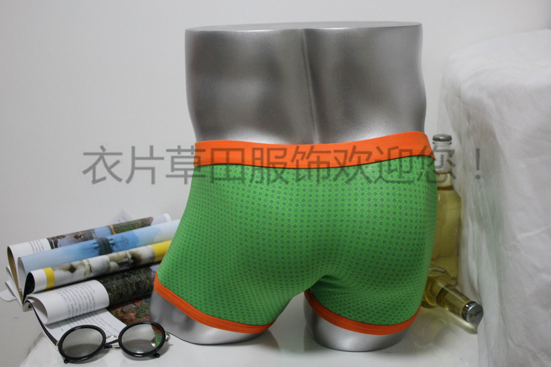 <em>内裤</em>-男式平角内裤 透气<em>男内裤</em> 高品质<em>莫代尔面</em>