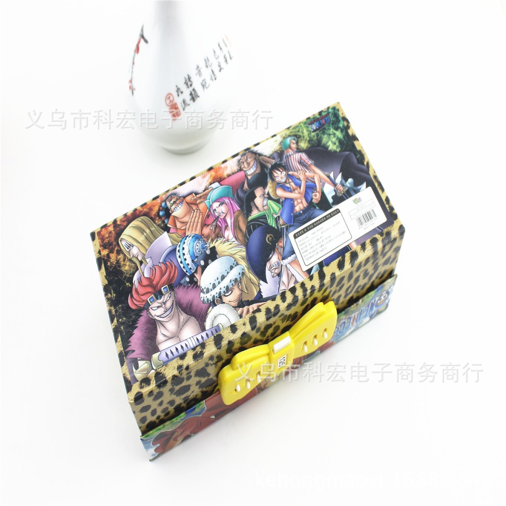 文具盒-创意文具 海贼王 多功能密码文具盒 铅