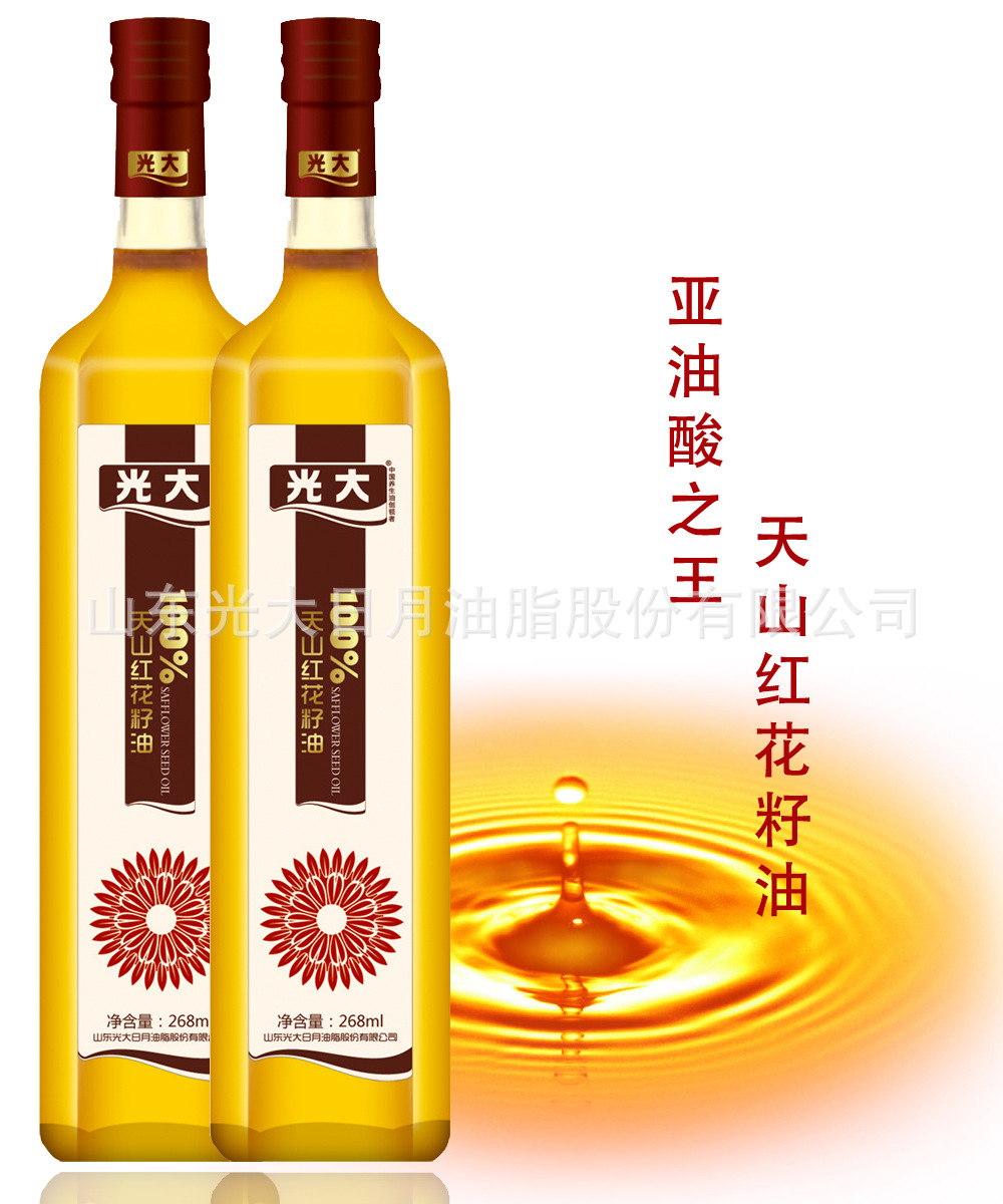 光大天然紅花籽油 食用油批發(fā) 送禮佳品紅花油禮盒 新疆原產(chǎn)