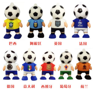 胶外壳-厂家直销 创意卡卡通 2014世杯足球队