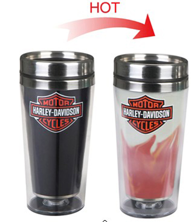 厂价直销 批发定制不锈钢变色杯 304不锈钢双