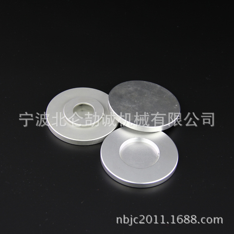 厂家批发精密五金铝制品小垫片表面喷砂氧化精加工厨房小车配件
