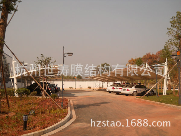 9-2 工程名称：绩溪县人民法院膜结构车棚 (2)