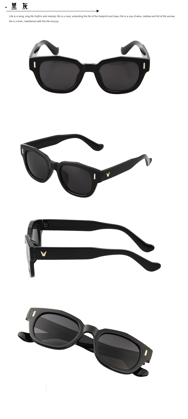 厂家批发爆款小框男女太阳镜 时尚达人百搭墨镜 潮流5041太阳镜