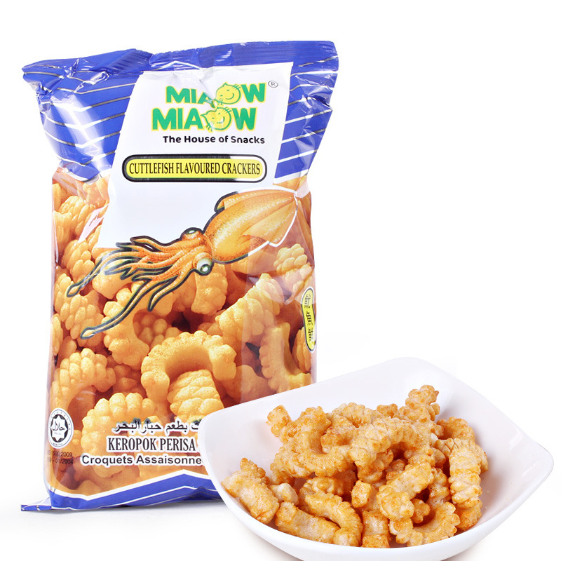 妙妙鱿鱼味卷 鱿鱼酥味饼 鱿鱼鲜60g 马来西亚