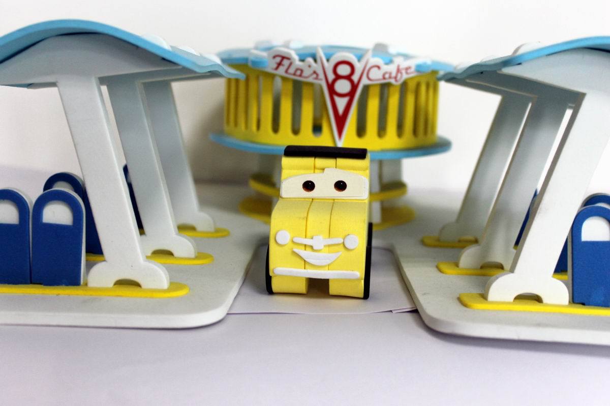 ney迪士尼儿童益智玩具DIY拼装玩具芙蓉咖啡加