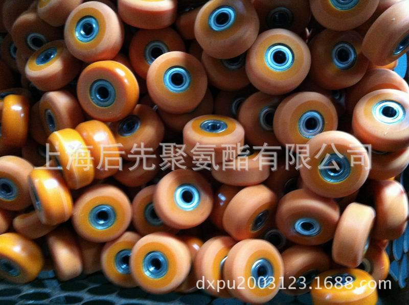 重型6204小车轮6204轴承轮3只串并4寸脚轮