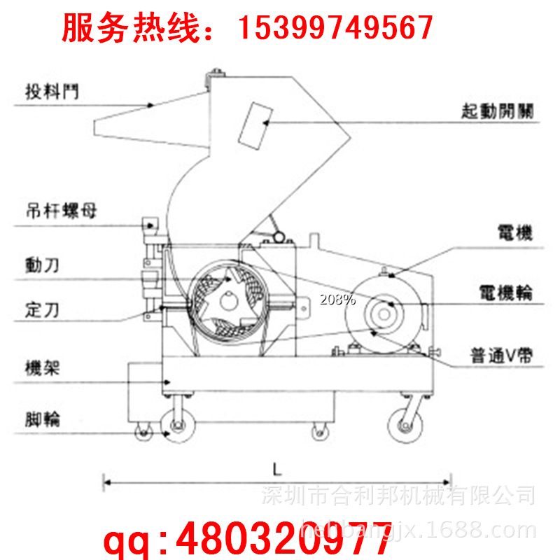 深圳塑料粉碎机价格/深圳塑料粉碎机/塑料粉碎机