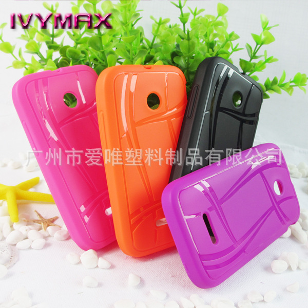 畅销Huawei新型号手机壳Y210彩色清水套优质