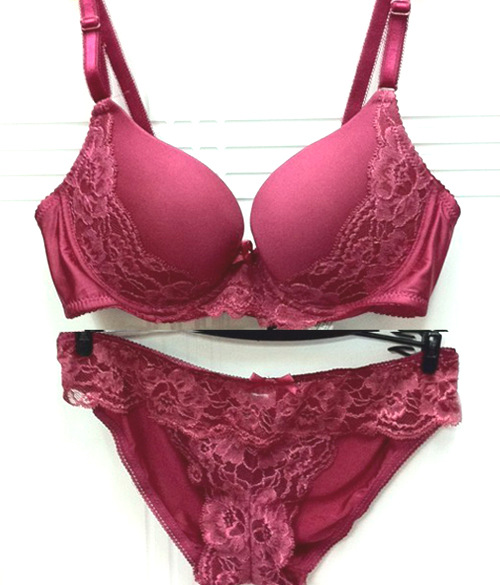 欧美外贸新款内衣 维多VS<em>文胸</em>套装 性感蕾丝边