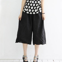 夏季<em>休闲马裤_款式</em>:阔腿裤_夏季休闲马裤促销