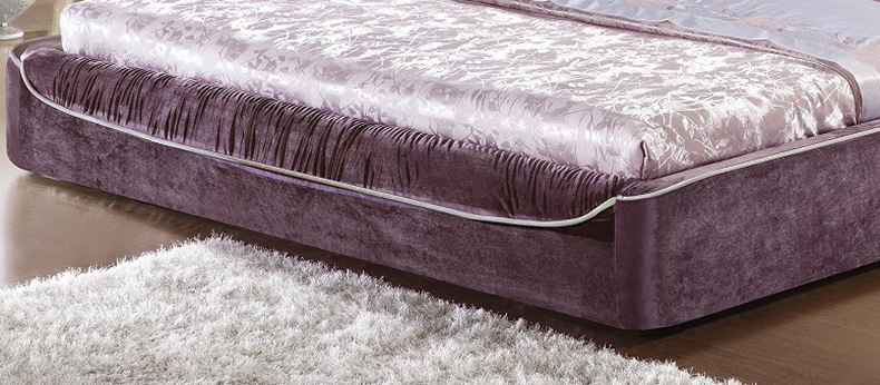 时尚布艺床 韩式布床 1.8 米1.5米双人床 韩式小户型软床