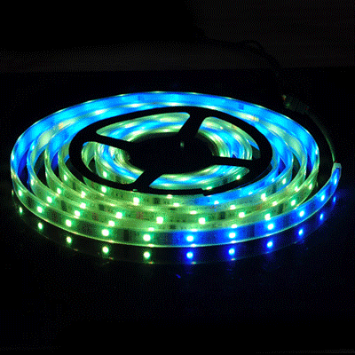 赛品高品质12v5050led幻彩灯带30灯ws2811ic全彩流水追逐跑马灯条