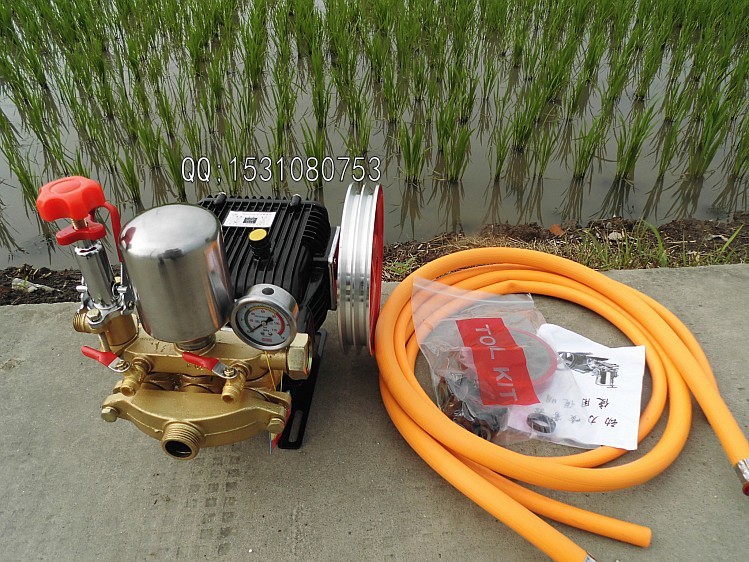 30/60担架式机动喷雾器打药机高压泵总成三缸柱塞泵自吸水泵