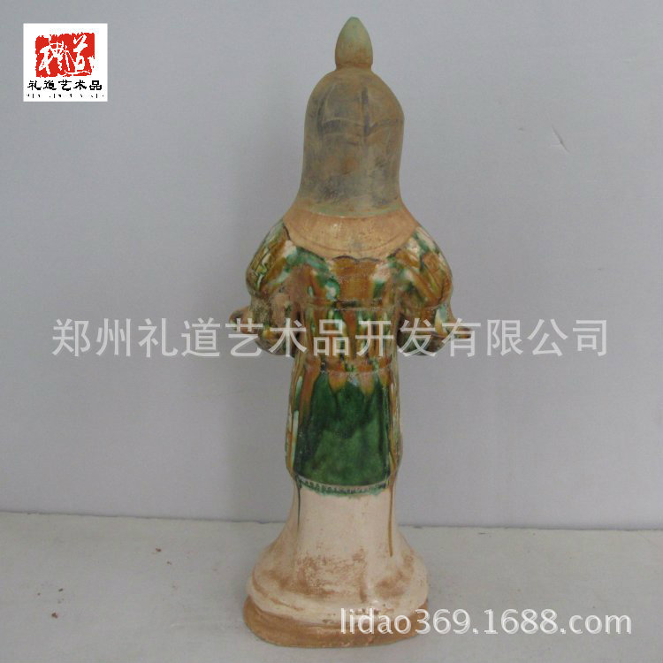 唐三彩将军俑高45cm长18cm宽14cm (3)